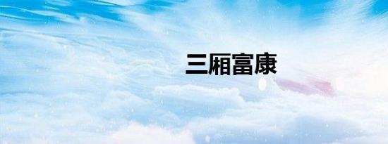 三厢富康