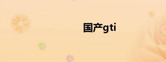 国产gti
