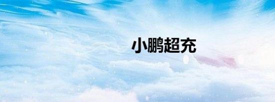 小鹏超充
