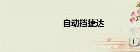 自动挡捷达