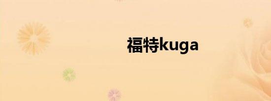 福特kuga
