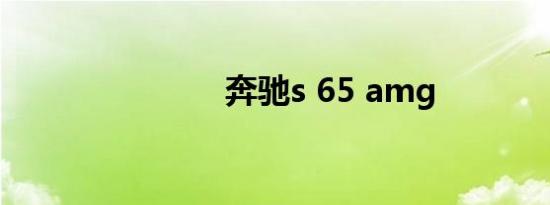 奔驰s 65 amg