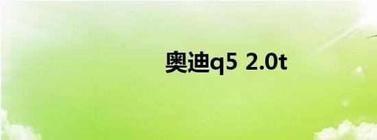 奥迪q5 2.0t