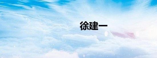 徐建一